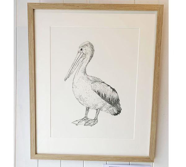 Original Framed - Quietly Confident Pelican