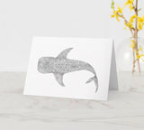 Ocean Love Art Sydney Whale Shark greeting cards