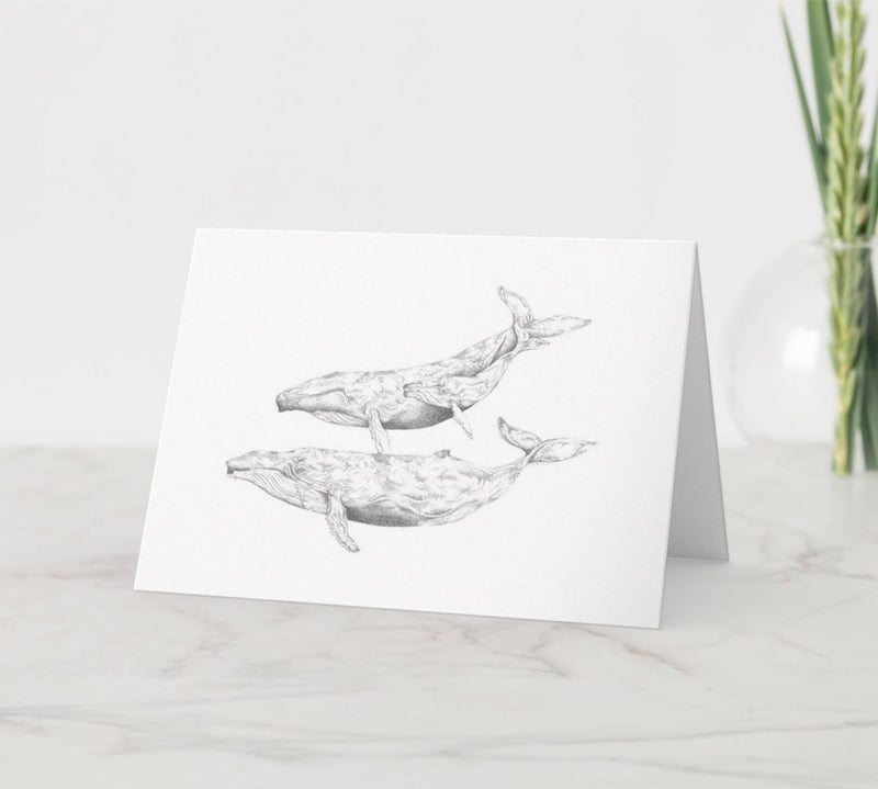 Ocean Love Art Sydney humpback whales greeting cards